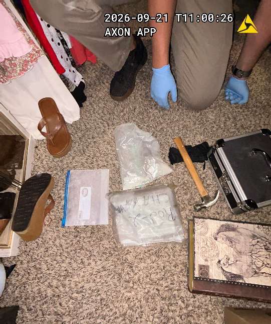 Fentanyl powder in individual bags found in defendant's residence