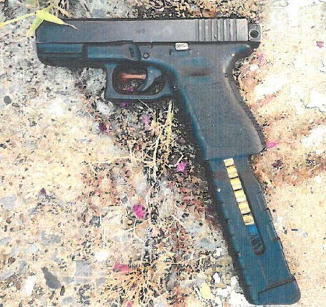 Photo of Seized Firearm - U.S. v. Tavious Bruce, Western District of Tennessee