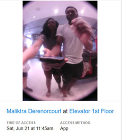 Derenorcourt and Gadie tapping into one of the fraudulently leased apartments.