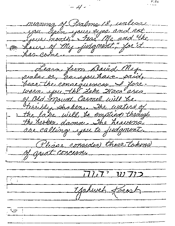 Koresh Letters