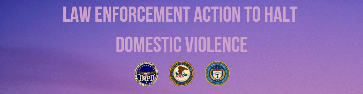 Leath Banner with IMPD, ATF, USAO Seals