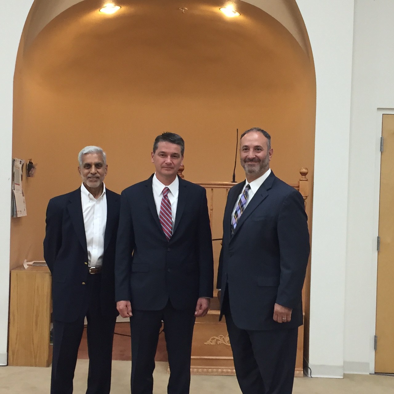 USA Martinez w/ ICNM President Abbas Akhil &amp; Ahmad Assed