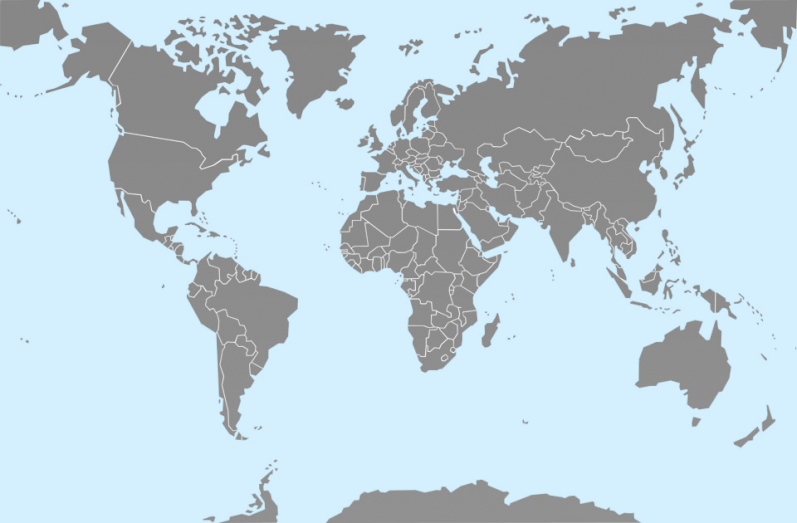 Interactive world map