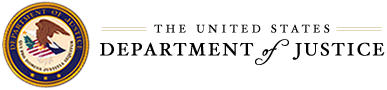 U.S. Department of Justice Logo