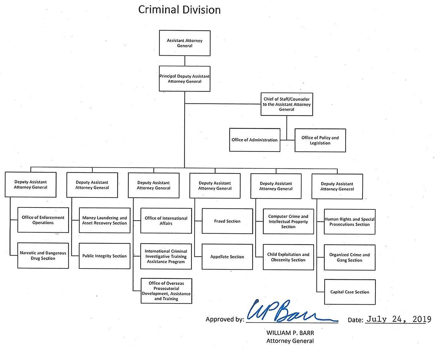 Cartel Org Chart