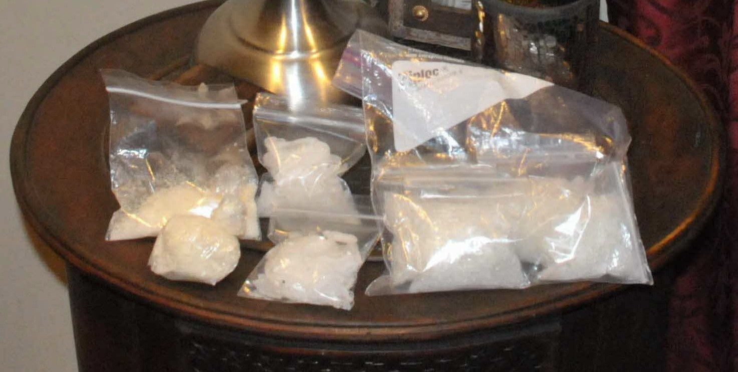 Image of Methamphetamine in crystal form