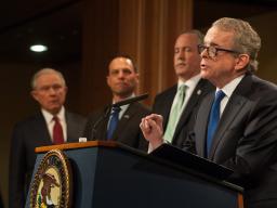 Ohio Attorney General Mike DeWine delivers remarks