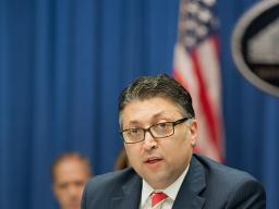 Assistant Attorney General Makan Delrahim speaks at the 2018 Roundtable on Antitrust Consent Decrees.
