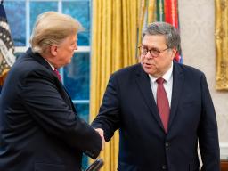 President Trump and Attorney General Barr