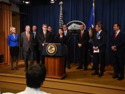 Antoinette Bacon, Associate Deputy Attorney General, delivers remarks.