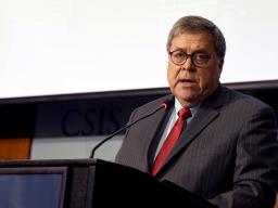 Attorney General William P. Barr delivers the keynote address at the Department of Justice's China Initiative Conference.