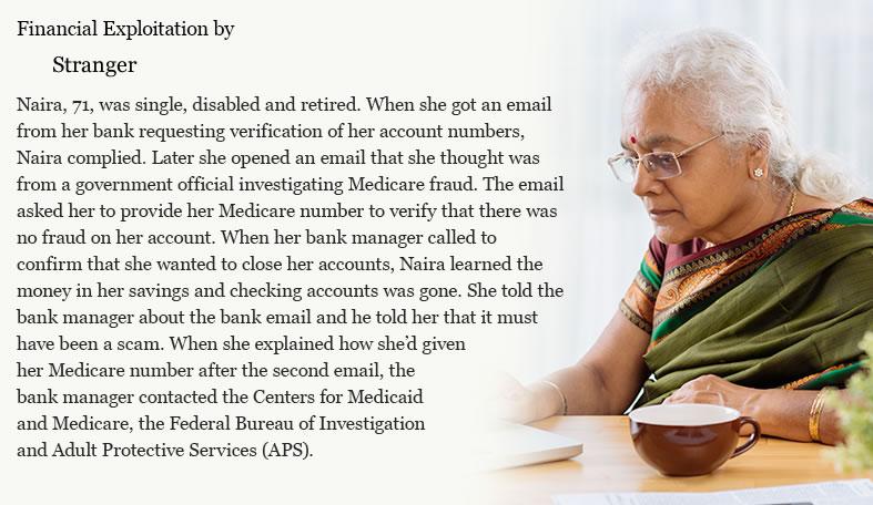 Financial Exploitation by a Stranger