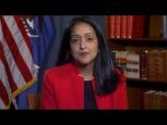 Embedded thumbnail for Associate Attorney General Vanita Gupta speaks in Support of AAPI Day Against Bullying and Hate
