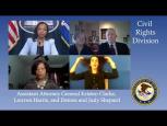 Embedded thumbnail for Q&amp;amp;A with Assistant Attorney General Kristen Clarke, Featuring Louvon Harris, Dennis and Judy Shepard, and FBI Deputy Assistant Director Jay Greenberg