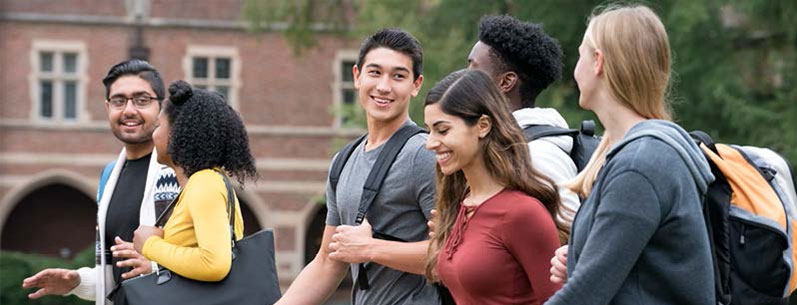Image of students on campus Image of students on campus