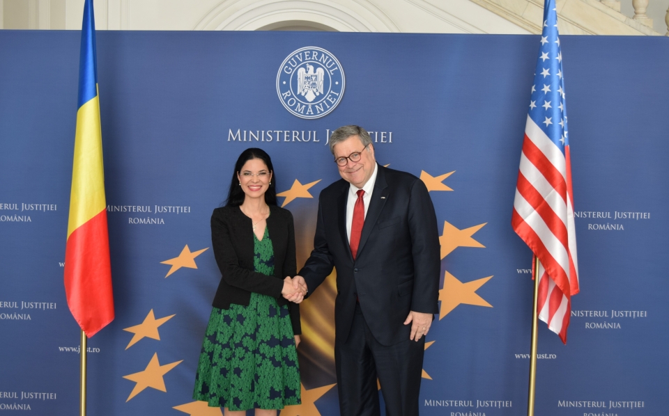 Attorney General Barr meets with Minister of Justice Ana Birchall
