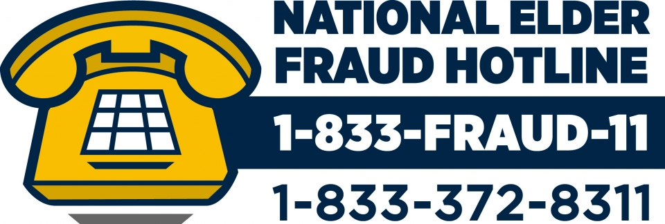 Logotipo de la Línea Directa de Fraude contra Ancianos