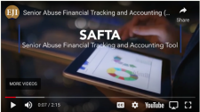 SAFTA (Senior Abuse Financial Tracking and Accounting Tool) Toolkit