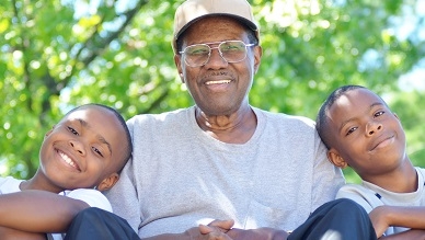 Raising Public Awareness Gentleman with 2 kids