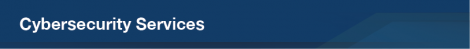 Cybersecurity Services Cybersecurity Services