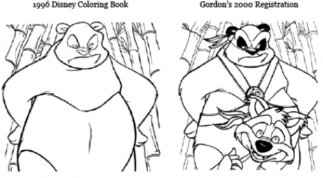 An image of a Disney cartoon from 1996 next to an image of a Gordon cartoon from 2000.