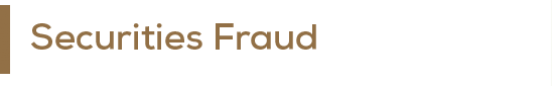Securities Fraud Securities Fraud