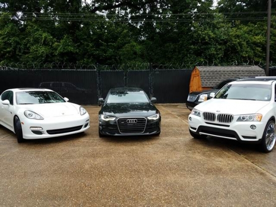 Luxury vehicles seized by a DEA Tactical Diversion Squad executing a search warrant for Operation Press Play, part of the June 2018 National Health Care Fraud and Opioid Take Down