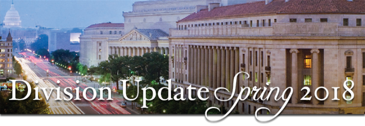 Division Update Spring 2018 Division Update Spring 2018
