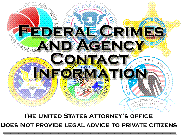 Federal Crimes and Agency Contact Information