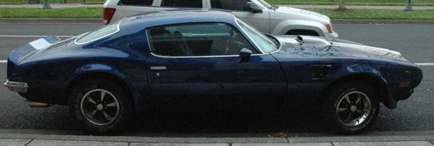 Pontiac Firebird purchased with $20 bills and seized from Dunlap.