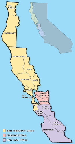 NDCA District Map