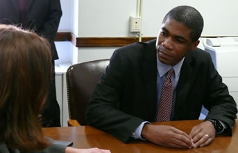 Assistant U.S. Attorneys Jennifer Blackwell and Eric Doeh, members of the trial team in U.S. v Kilpatrick, discuss trial strategy.