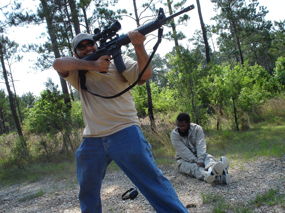 Gun shooting